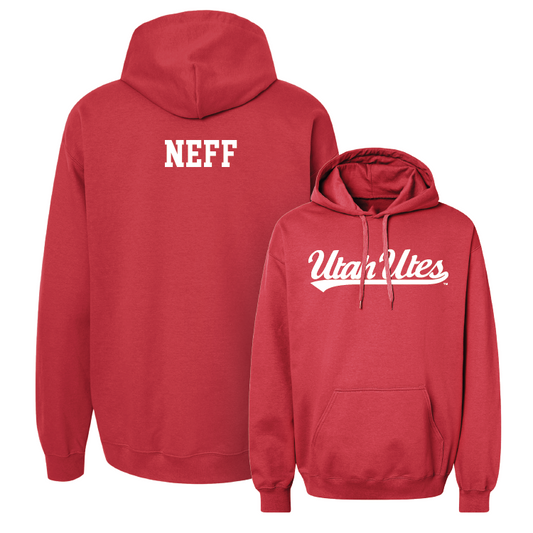 Red  Golf Script Hoodie Youth Small / Zack Neff