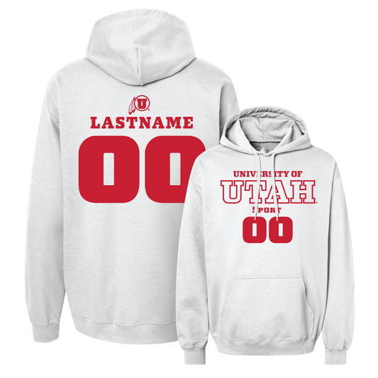 Women's Basketball White Classic Hoodie - Gianna Kneepkens