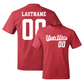 Red Football Script Tee - Micah Bernard