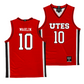 Utah Men's Basketball Red Jersey  - Jake Wahlin