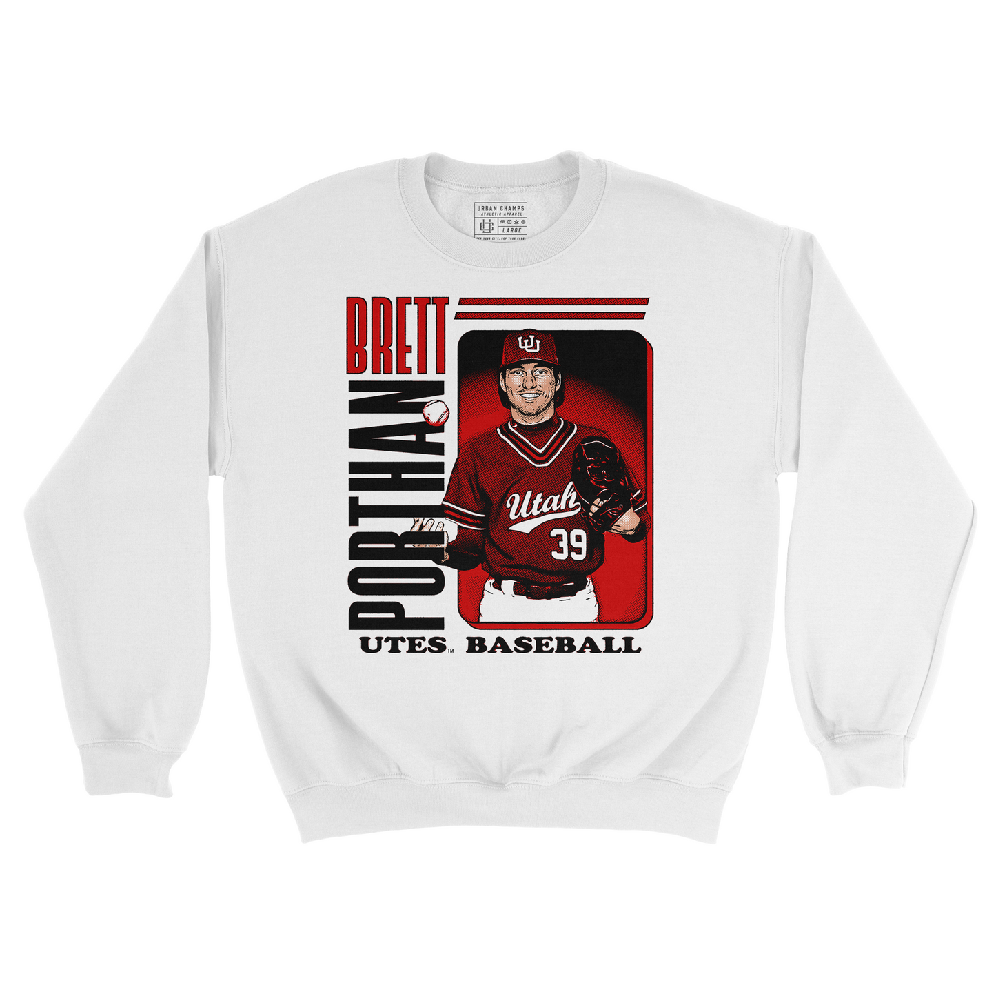 EXCLUSIVE RELEASE: Brett Porthan White Crewneck