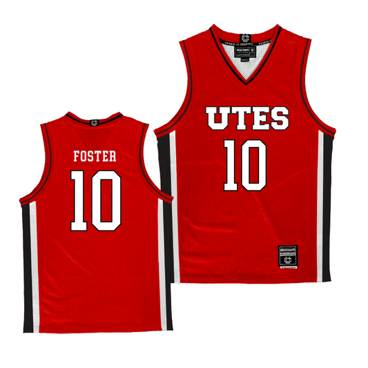 Utah Women's Basketball Red Jersey   - Grace Foster